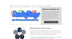 Desktop Screenshot of andytags.com