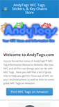 Mobile Screenshot of andytags.com